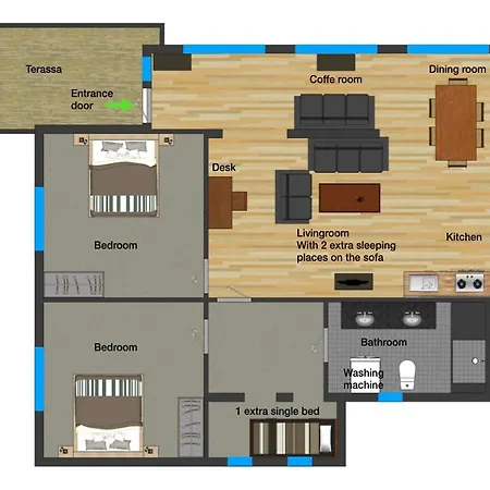 Apartament 7 Mountains Apt #1
